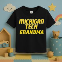 Michigan Tech Huskies Grandma Toddler T-Shirt