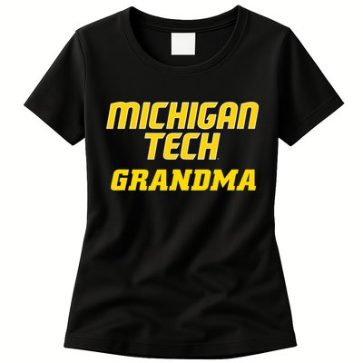 Michigan Tech Huskies Grandma Womens T-Shirt