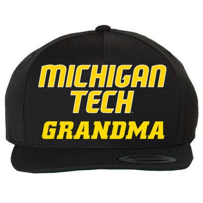 Michigan Tech Huskies Grandma Wool Snapback Cap