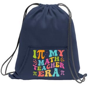 Math Teacher In My Math Teacher Era Sweatshirt Cinch Pack Bag