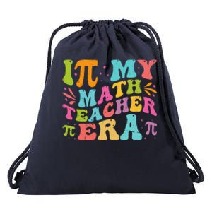 Math Teacher In My Math Teacher Era Drawstring Bag