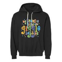 My Tummy Is Filled With Giggle Bubbles Garment-Dyed Fleece Hoodie