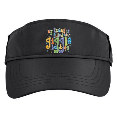 My Tummy Is Filled With Giggle Bubbles Adult Drive Performance Visor
