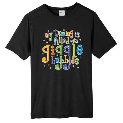 My Tummy Is Filled With Giggle Bubbles Tall Fusion ChromaSoft Performance T-Shirt