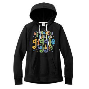 My Tummy Is Filled With Giggle Bubbles Women's Fleece Hoodie