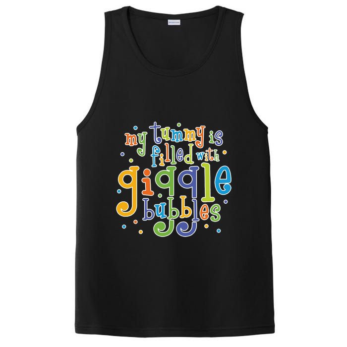 My Tummy Is Filled With Giggle Bubbles PosiCharge Competitor Tank