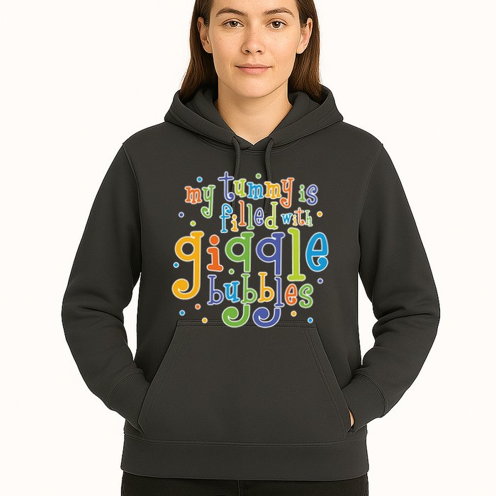 My Tummy Is Filled With Giggle Bubbles Hoodie