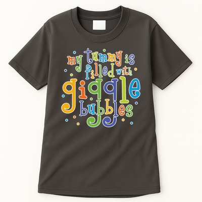 My Tummy Is Filled With Giggle Bubbles Tall T-Shirt
