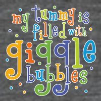 My Tummy Is Filled With Giggle Bubbles Backpack