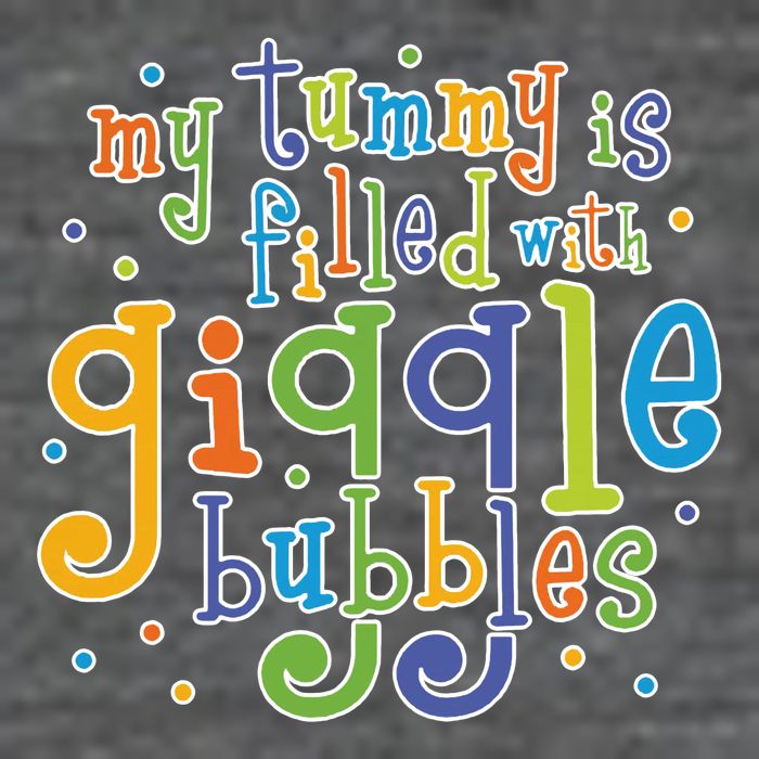 My Tummy Is Filled With Giggle Bubbles Backpack