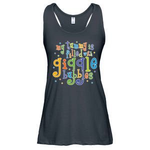 My Tummy Is Filled With Giggle Bubbles Ladies Essential Flowy Tank