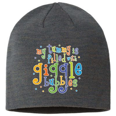 My Tummy Is Filled With Giggle Bubbles Sustainable Beanie