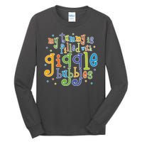 My Tummy Is Filled With Giggle Bubbles Tall Long Sleeve T-Shirt