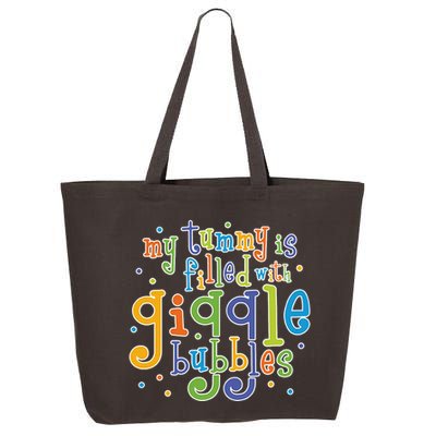 My Tummy Is Filled With Giggle Bubbles 25L Jumbo Tote