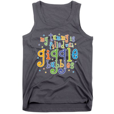 My Tummy Is Filled With Giggle Bubbles Tank Top