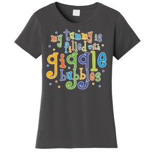 My Tummy Is Filled With Giggle Bubbles Women's T-Shirt