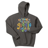 My Tummy Is Filled With Giggle Bubbles Kids Hoodie