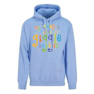 My Tummy Is Filled With Giggle Bubbles Unisex Surf Hoodie