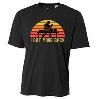 Massage Therapist I Got Your Back Massage Vintage Retro Gift Cooling Performance Crew T-Shirt