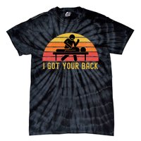 Massage Therapist I Got Your Back Massage Vintage Retro Gift Tie-Dye T-Shirt