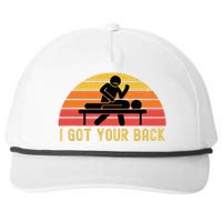 Massage Therapist I Got Your Back Massage Vintage Retro Gift Snapback Five-Panel Rope Hat