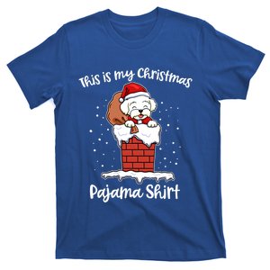 Maltese This Is My Christmas Pajama Funny Gift T-Shirt