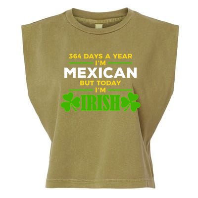 Mexican Today IM Irish Funny St. PatrickS Day Party Garment-Dyed Women's Muscle Tee