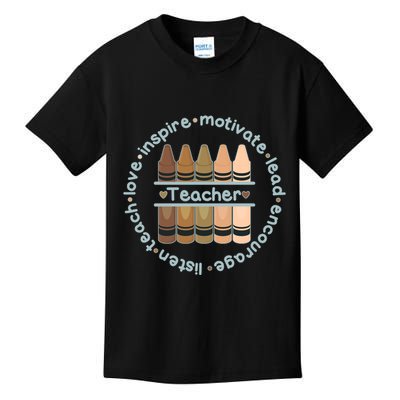 Multiethnic Teacher Inspire Motivate Lead Kids T-Shirt