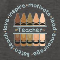 Multiethnic Teacher Inspire Motivate Lead Vector Backpack