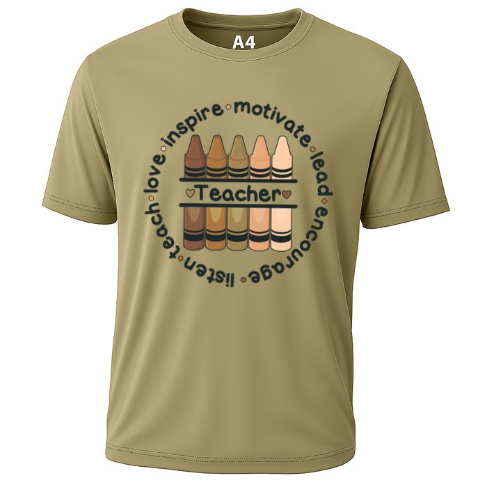 Multiethnic Teacher Inspire Motivate Lead Performance Shirt