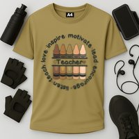 Multiethnic Teacher Inspire Motivate Lead Performance Shirt