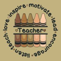 Multiethnic Teacher Inspire Motivate Lead Performance Shirt