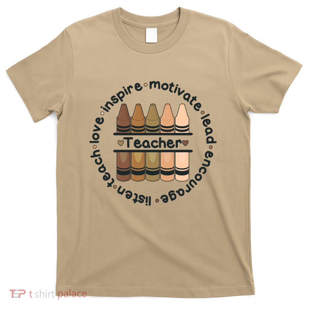Multiethnic Teacher Inspire Motivate Lead T-Shirt
