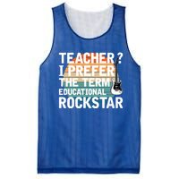 Music Teacher I Prefer Educational Rockstar Back To School Gift Mesh Reversible Basketball Jersey Tank