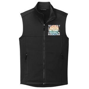 Music Teacher I Prefer Educational Rockstar Back To School Gift Collective Smooth Fleece Vest