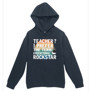 Music Teacher I Prefer Educational Rockstar Back To School Gift Urban Pullover Hoodie