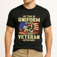 My Time In Uniform Is Over But Being A Veteran Never Ends Performance Shirt