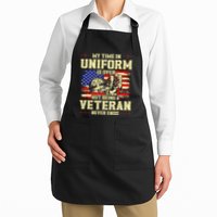 My Time In Uniform Is Over But Being A Veteran Never Ends Apron