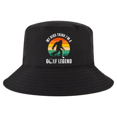 My Think IM A Golf Legend FatherS Day Golf Dad Funny Gift Cool Comfort Performance Bucket Hat