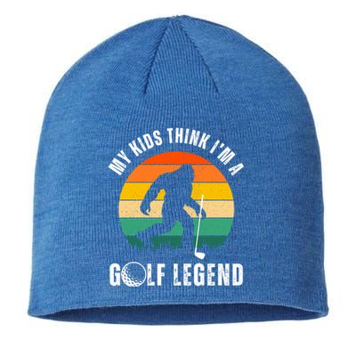 My Think IM A Golf Legend FatherS Day Golf Dad Funny Gift Sustainable Beanie