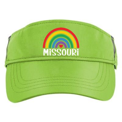 Missouri Travel I Love Missouri Usa Funny Gift Adult Drive Performance Visor