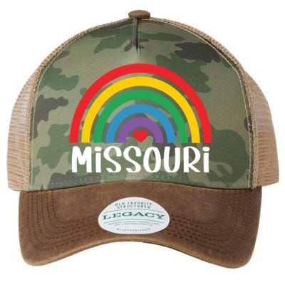 Missouri Travel I Love Missouri Usa Funny Gift Legacy Tie Dye Trucker Hat