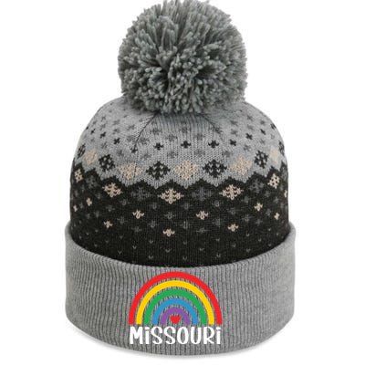 Missouri Travel I Love Missouri Usa Funny Gift The Baniff Cuffed Pom Beanie