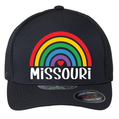 Missouri Travel I Love Missouri Usa Funny Gift Flexfit Unipanel Trucker Cap