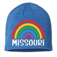 Missouri Travel I Love Missouri Usa Funny Gift Sustainable Beanie