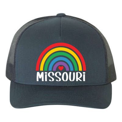 Missouri Travel I Love Missouri Usa Funny Gift Yupoong Adult 5-Panel Trucker Hat