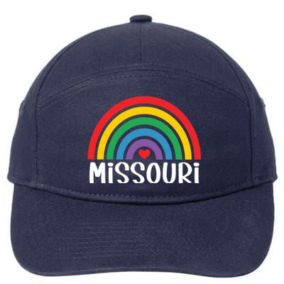 Missouri Travel I Love Missouri Usa Funny Gift 7-Panel Snapback Hat