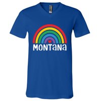 Montana Travel I Love Montana Usa Cool Gift V-Neck T-Shirt