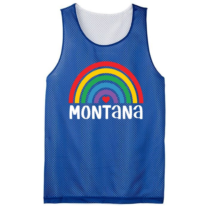 Montana Travel I Love Montana Usa Cool Gift Mesh Reversible Basketball Jersey Tank