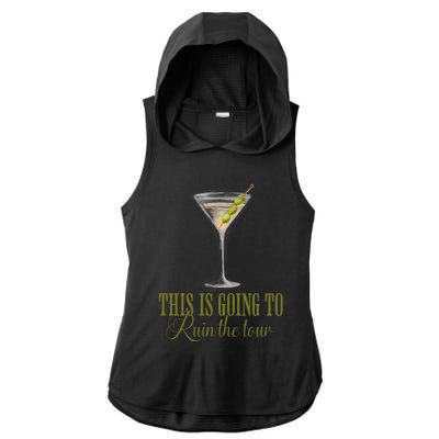 Martini This Is Going To Ruin The Ladies PosiCharge Tri-Blend Wicking Draft Hoodie Tank